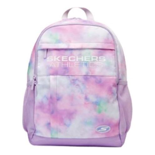 Skechers(GS)  Lightweight Large Capacity Fabric Backpack 'Purple Blue White'