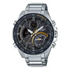 CASIOEDIFICE Waterproof Sapphire Crystal Mens Silver Analog