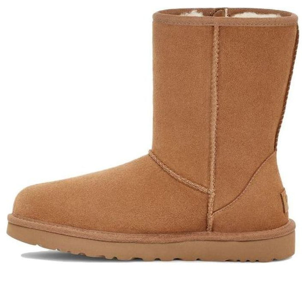 UGG(WMNS)  Classic Short Bailey Zip 'Chestnut'