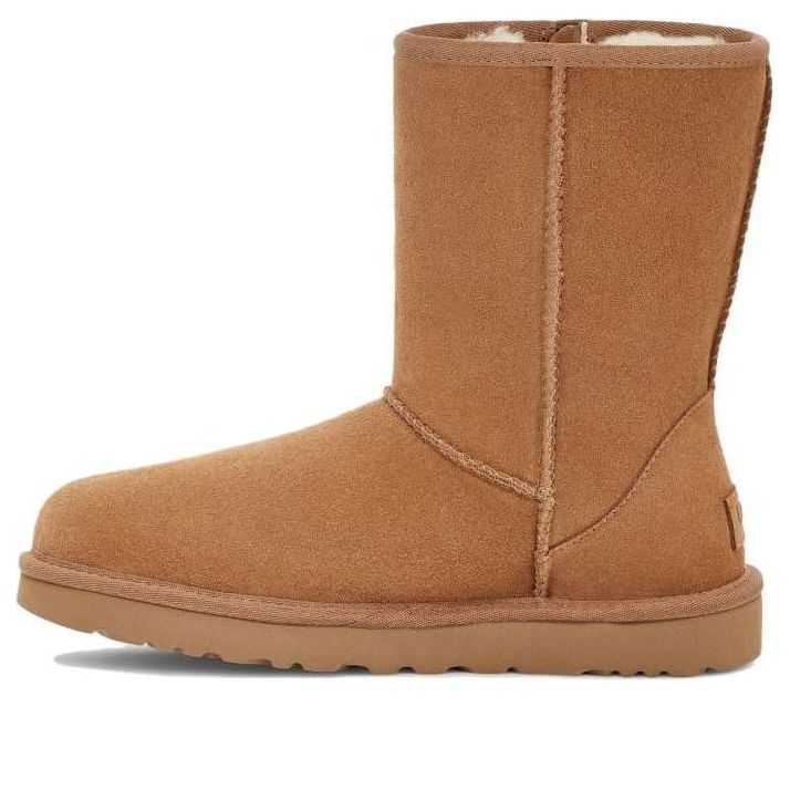 UGG(WMNS)  Classic Short Bailey Zip 'Chestnut'