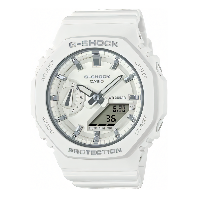 CASIOG-Shock Analog-Digital 'White'