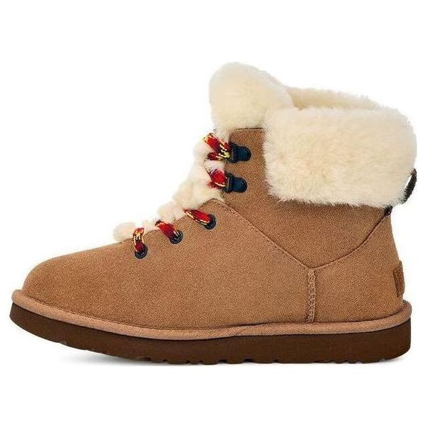 UGG(WMNS)  Classic Mini Alpine Lace 'Brown'