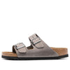 BirkenstockArizona Soft Footbed Oiled Leather Sandals 'Iron'