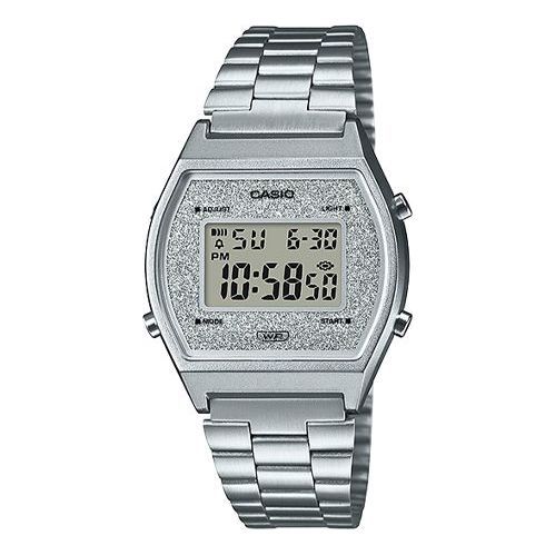 CASIOQuartz Waterproof Mens Silver Digital