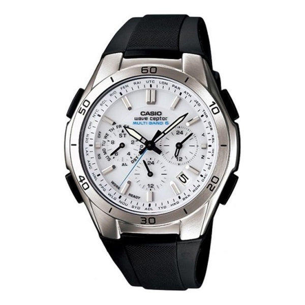 CASIOMen's  Wave Ceptor Solar power Watch Stainless Steel Analog Mens