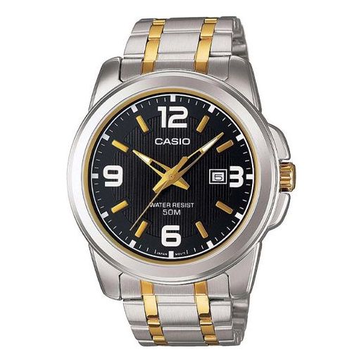 CASIOQuartz Gold/ Sports Unisex Mens Silver Analog