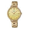 CASIOSEAWAVE Subject Fashion 3d Minimalistic Watch Sapphire Crystal Gradient Gold