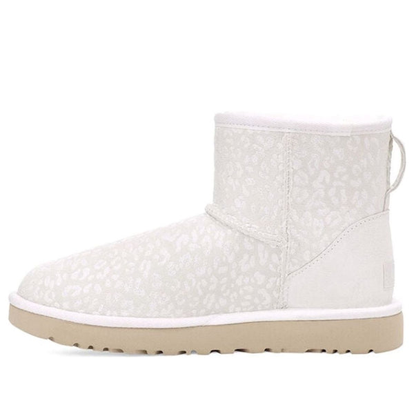 UGG(WMNS)  Classic Mini Snow Leopard White
