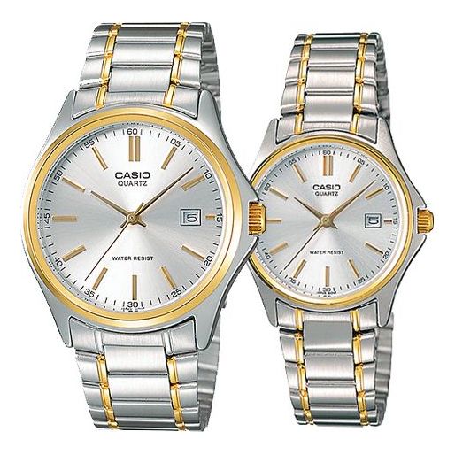 CASIOENTICER&VINTAGE Series Classic Vintage Simplistic Casual Fashion Couple Silver Analog