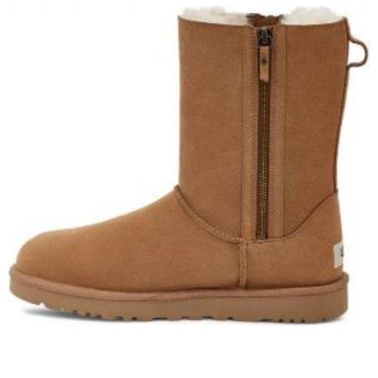 UGG(WMNS)  Classic Short Zip 'Light Brown'