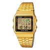 CASIOClassical Vintage Square Mens Gold Digital