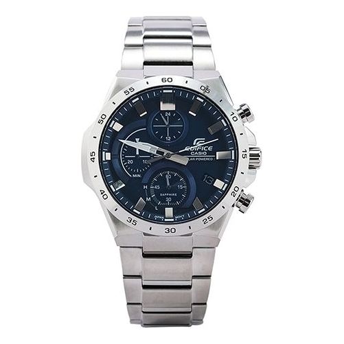 CASIOCasio Edifice Classic Solar Powered Analog Watch 'Blue Sapphire Crystal'