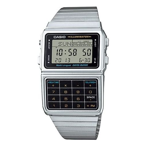 CASIOQuartz Waterproof Analog Mens Silver Digital