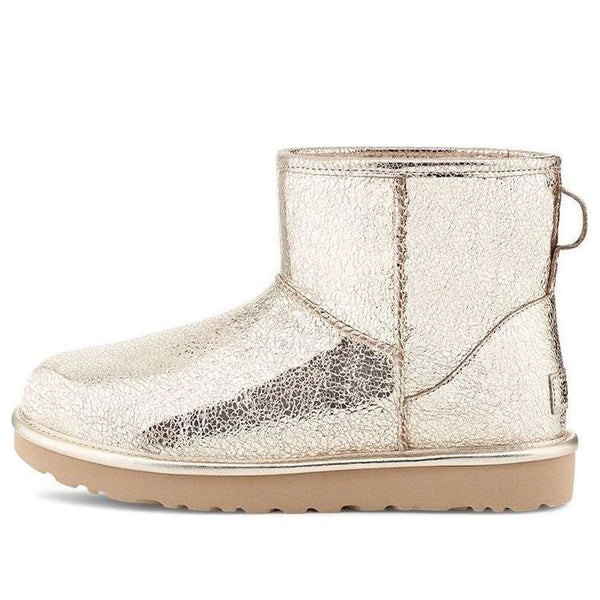 UGG(WMNS)  Classic Mini Metallic Sparkle 'Light Gold'