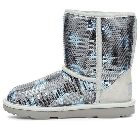 UGGClassic Short ll Sequin Star Big Boys Denim Blue