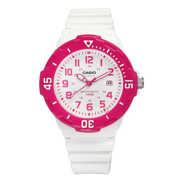 CASIOWaterproof Pink/White Analog