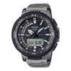 CASIOCasio Protrek Analog-Digital Watch 'Silver Black Purple'