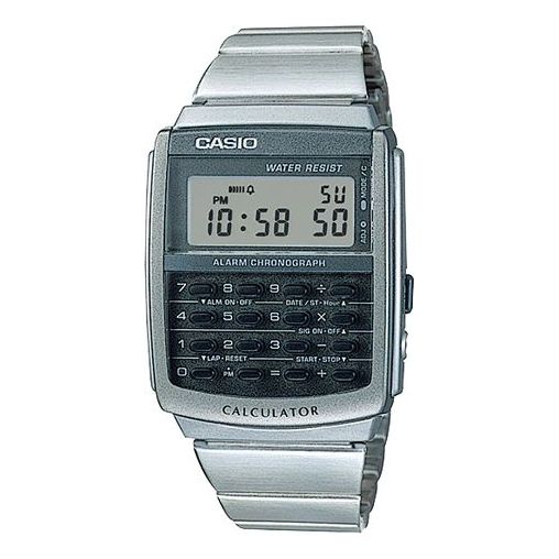 CASIOQuartz Waterproof Sports Unisex Mens Silver Digital