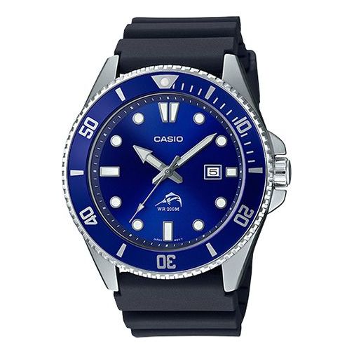 CASIOQuartz Waterproof Sports Mens Blue Analog