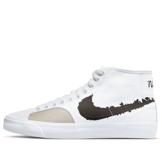 NikeBlazer Court Mid Premium SB 'White Black'