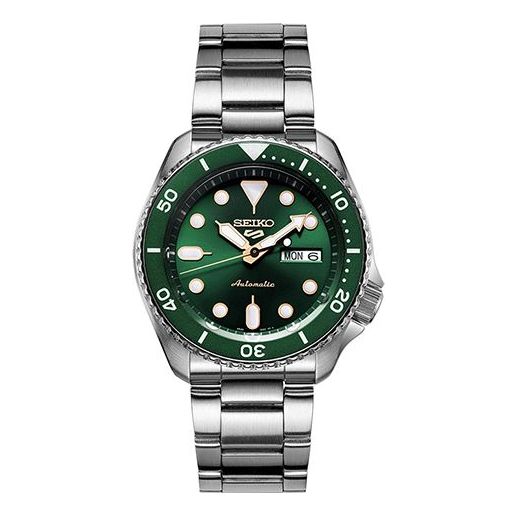 SEIKOLeisure Waterproof Automatic Water Ghost Sports Machinery For Men Green
