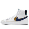 Nike(GS)  Blazer Mid '77 SE 'Double Swoosh - White Gold Blue Void'