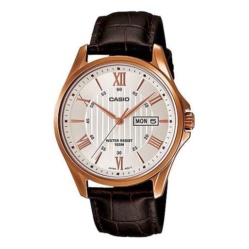 CASIOQuartz Limited Edition Waterproof Mens Brown Analog