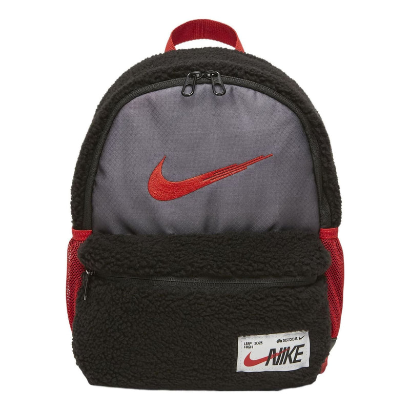 Nike(GS)  Mini Backpack-Sherpa 'Black/Red'