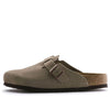 BirkenstockBoston Soft Footbed Suede Narrow 'Taupe'