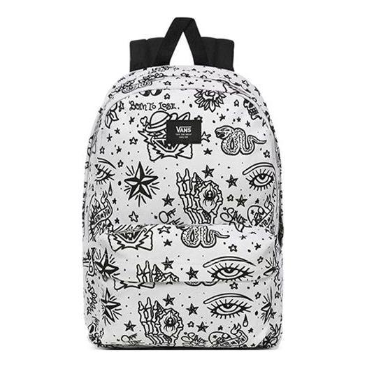 VansU-Color Old Skool III Backpack 'White Black'