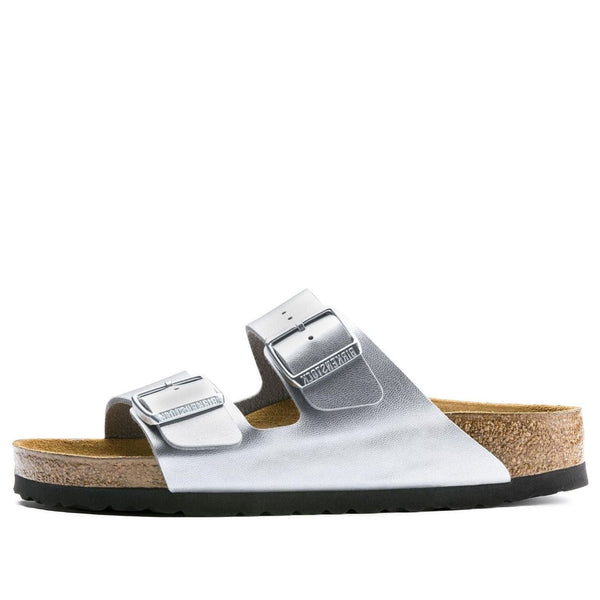 Birkenstock(WMNS)  Arizona Birko-Flor 'Silver'