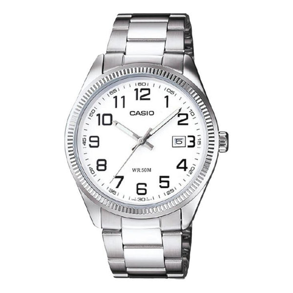 CASIOSports Quartz Waterproof Mens White Analog