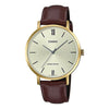 CASIOQuartz Waterproof Brown Analog