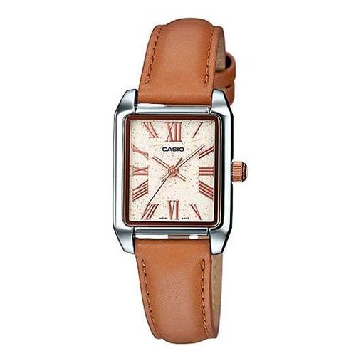 CASIOMen's  Waterproof Quartz Watch Dial Date Display 30mm Belt Mens Brown Analog