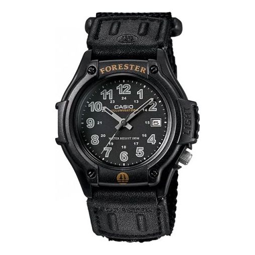 CASIOMen's  forester Series Retro Fashion Stylish Classic Pointers Series Waterproof Quartz Watch Mens Black Analog