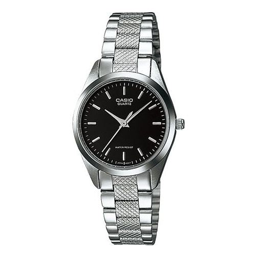 CASIOStainless Steel Strap Black Analog