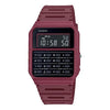 CASIOQuartz Waterproof Sports Unisex Mens Dark Red Digital