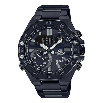 CASIOEDIFICE Mens Black Analog/Digital Combo