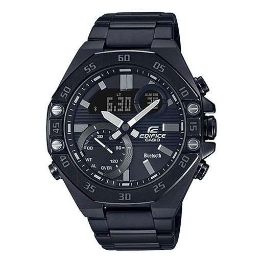 CASIOEDIFICE Mens Black Analog/Digital Combo