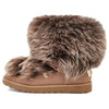 UGG(WMNS)  Classic Posh Mini Fur 'Brown'