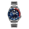 SEIKOMen's  No. 5 Sports Mechanical Watch Red Blue