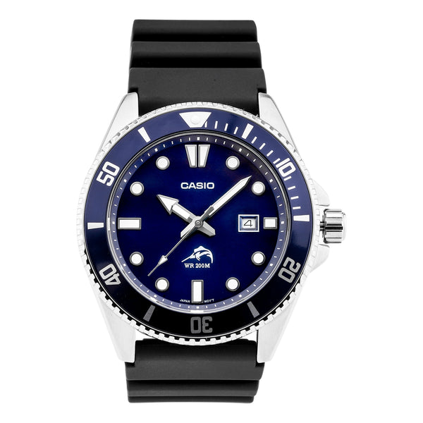 CASIOMen's  STANDARD 200 Meter waterproof Sports Mens Blue Analog