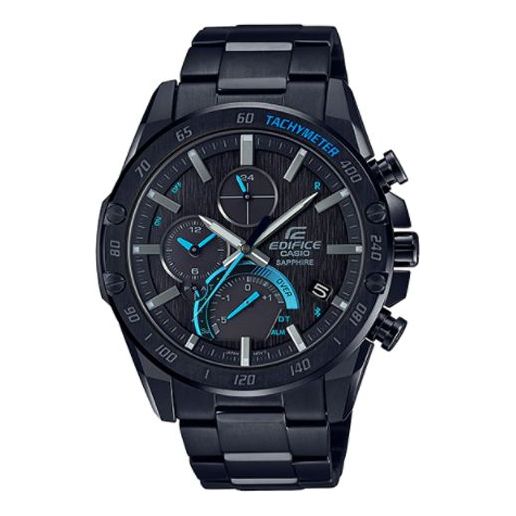 CASIOEDIFICE Series Solar Energy Smart Bluetooth Watch Solar Powered Black Analog