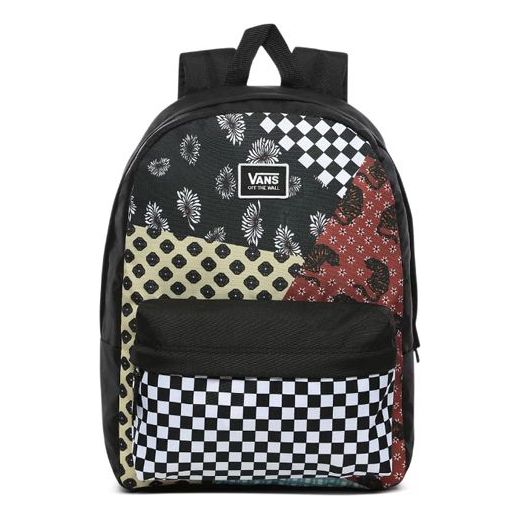 VansRealm Classic Floral Patchwork Backpack 'Black Multi'