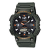 CASIOWaterproof Solar Powered Sports Mens Army Green Analog