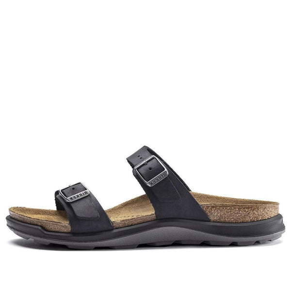 Birkenstock(WMNS)  Sierra Waxy Leather Narrow Fit Sandals 'Black'