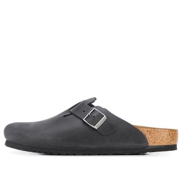 BirkenstockBoston Narrow 'Oiled Leather Black'