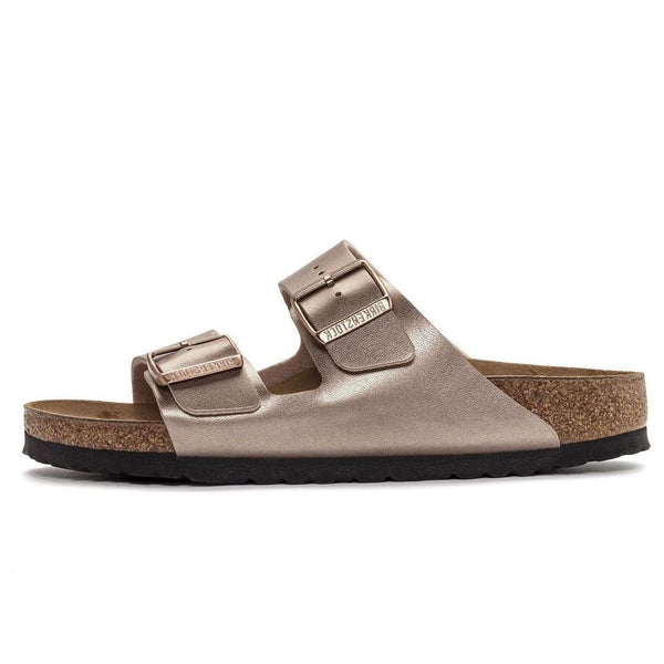BirkenstockArizona Birko-Flor Narrow Fit Sandals 'Copper'