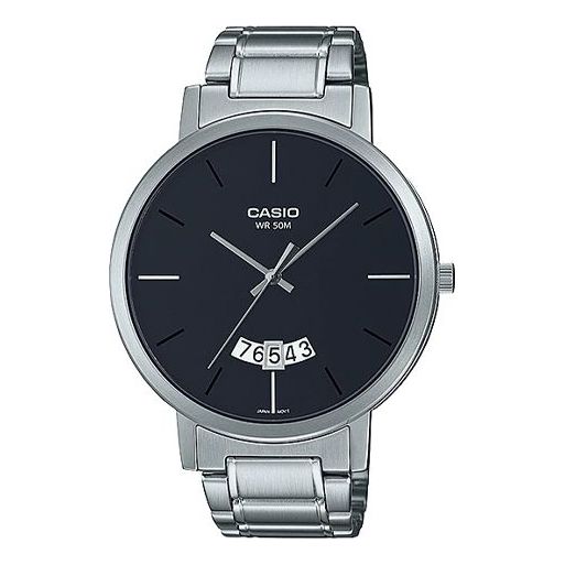 CASIOMen's  Dress Series Casual Calendar Watch Mens Black Analog