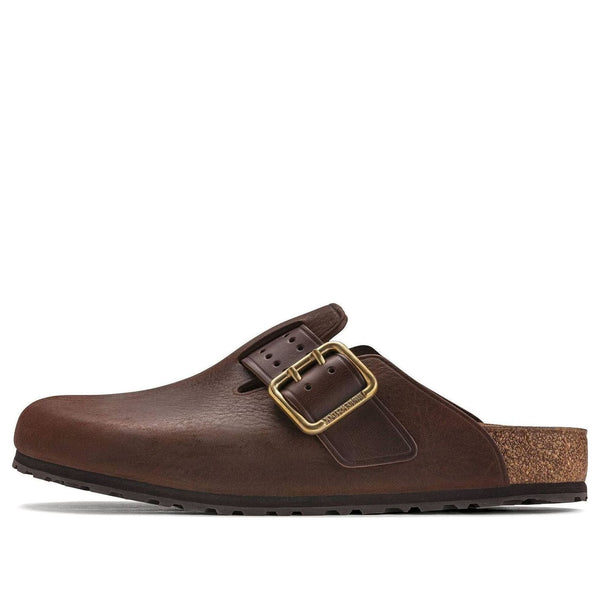 BirkenstockBoston Bold Leather Narrow Fit 'Roast'